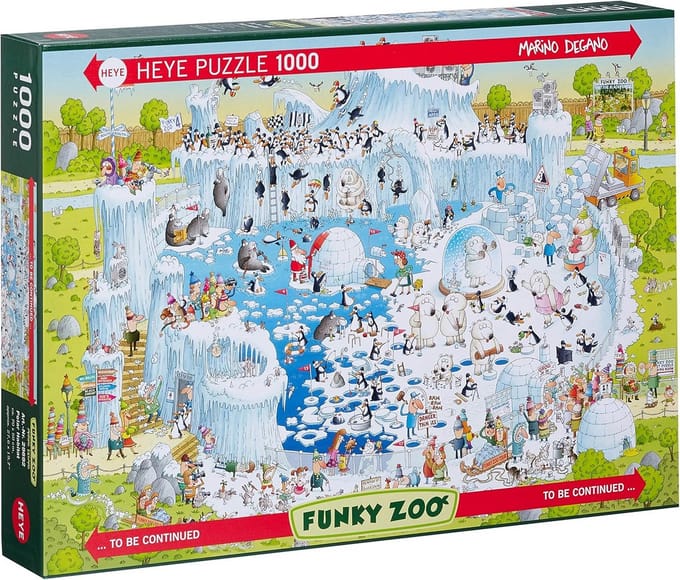 Legpuzzel - Puzzel 1000 - Ontspanning thuis - Grappige cartoon - 1000 stukjes - Geel