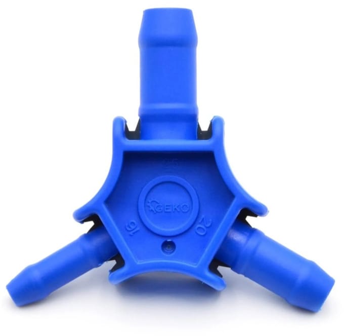 GEKO Calibrator voor PEX-AL-PEX en PERT-AL-PERT buizen - 16/20/25 mm - Met interne en externe ontbramer
