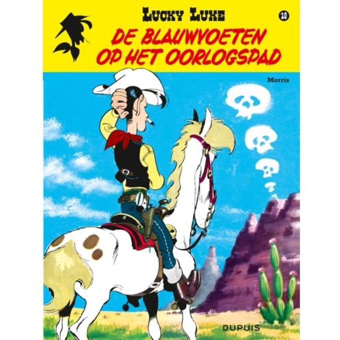 De Blauwvoeten Op Het Oorlogspad - Lucky Luke