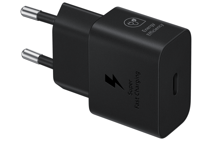 Samsung Galaxy 25W Power Adapter excluding cable USB-C to USB-C Black