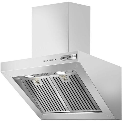GGM Gastro Plasma Dunstabzugshaube - 600mm - 96% Abluftreinigungseffizienz - mit Soft Touch-Control, Motor, Filter & Lampe