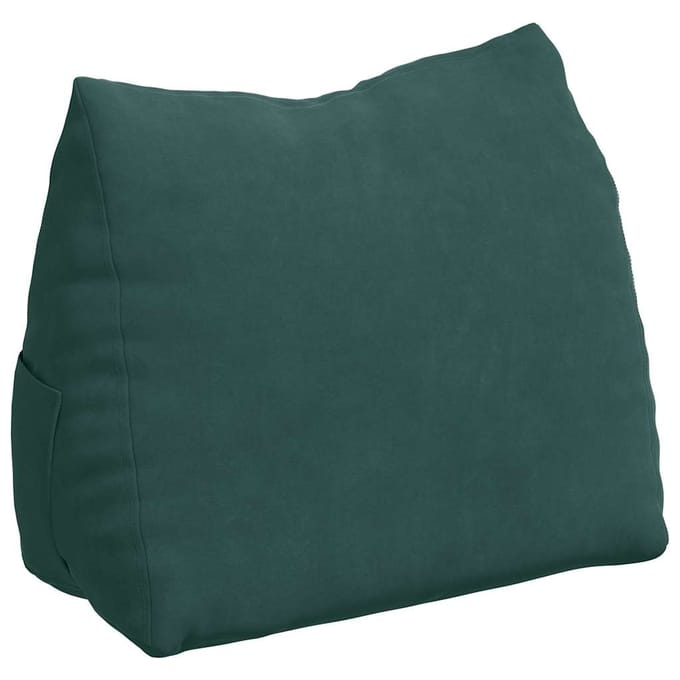 vidaXL - Rugkussen - Donkergroen - 45 - x - 35 - x - 20 - cm - Corduroy - stof