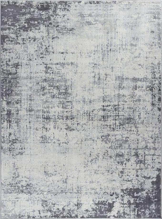 SURYA Milena vloerkleed modern abstract grijs wit