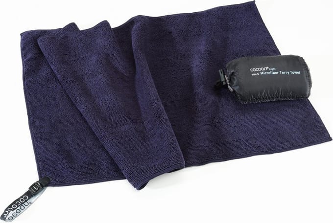 Cocoon Microfiber Terry Towel Light - Medium - Dolphin blue