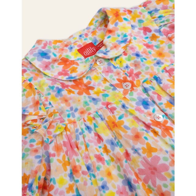 Oilily Delicia Jurk- maat110/5yr Bright Wit