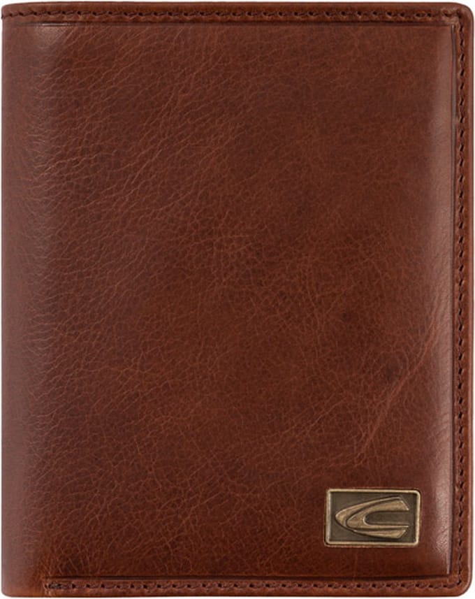 camel active Leren Portemonnee Japan Combi Wallet Cognac Bruine