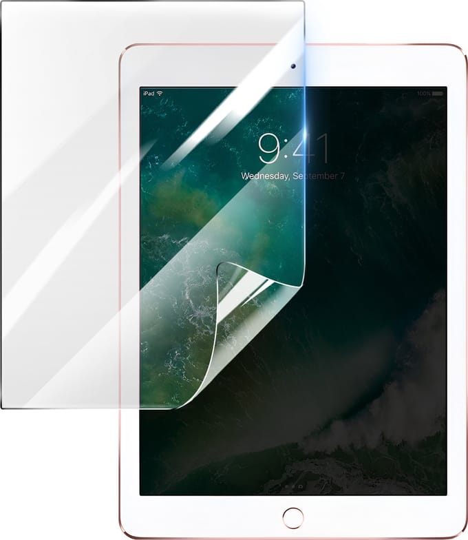 3mk, Geschikt voor iPad 7 2019, Schokbestendige Hydrogel Screenprotector, Transparant