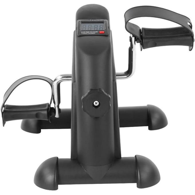Multifunctionele mini-hometrainer Handvoetpedaal Trainer Ouderenfietstrainer zwart