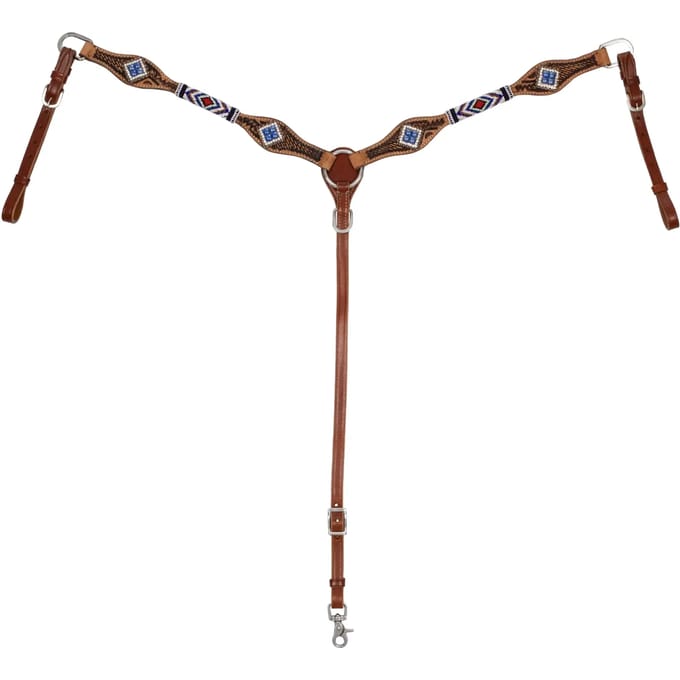 Jachtcollier voor paard met diamantdecoraties Pool's