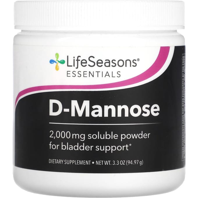 LifeSeasons, d-mannose, 2 000 mg, 3,3 oz (94.97 g)