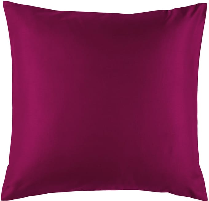 De Witte Lietaer Kussensloop Olivia Beet Red - 63 x 63 cm - Rood - Katoen Satijn
