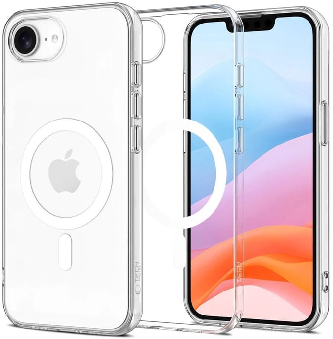 Tech-Protect FlexAir MagSafe Case for iPhone 16e / 17e - Transparent