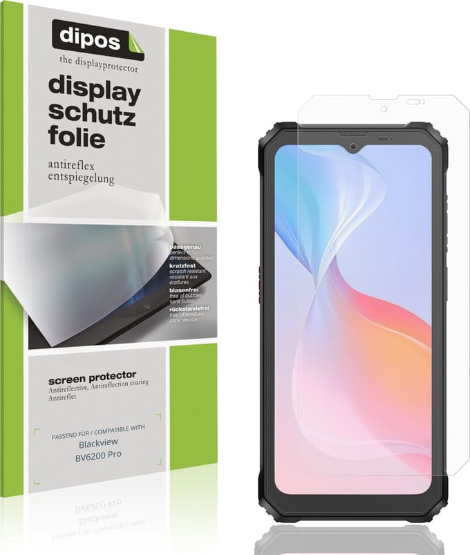 dipos – 4x Matte Beschermfolie geschikt voor Blackview BV6200 Pro | Krasbestendige & antireflecterende Screenprotector Ultra-Thin