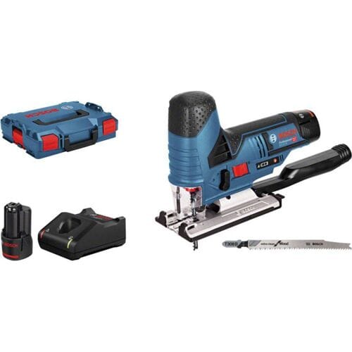 Bosch Professional Akku-Stichsäge GST 12V-70 2x3,0Ah, LG, L-BOXX 06015A1005 Accu-decoupeerzaag 12 V 3 Ah
