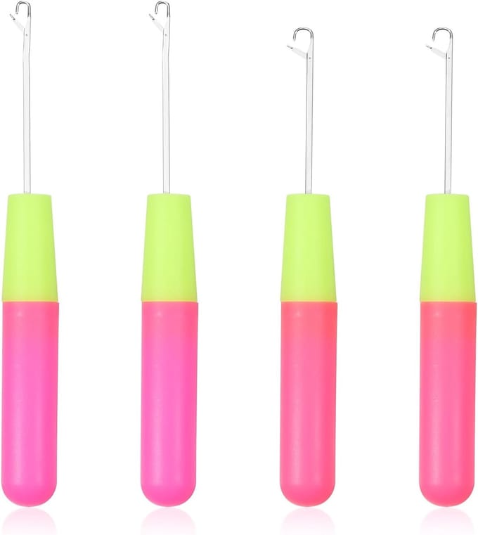 Haaknaald Set - Dread Tool - Haar Vlechten - Twee Maten - 15 cm - Multicolor