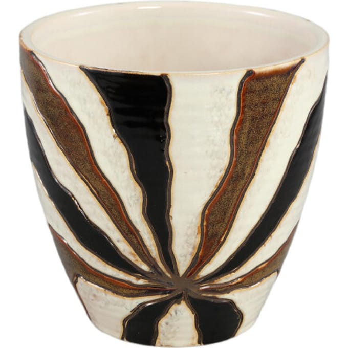 PTMD - Pot Evelin - Bruin - 21x21x21cm