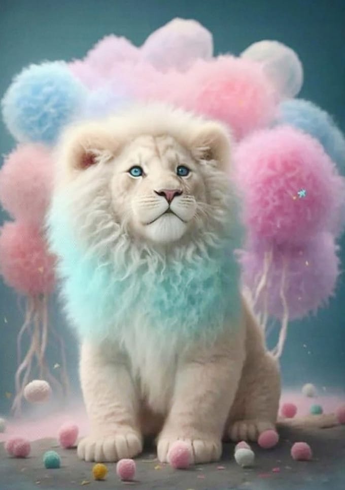 Diamond Painting - 30x40 cm - Dieren - Leeuw - Voor Kinderen