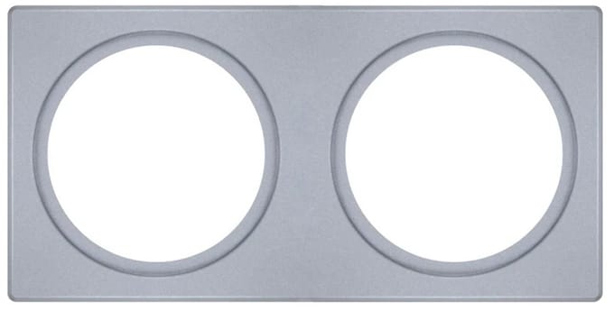 Ledvance SPOT FRAME D68, 68mm vierkant, Alu-zilver, 4099854460111
