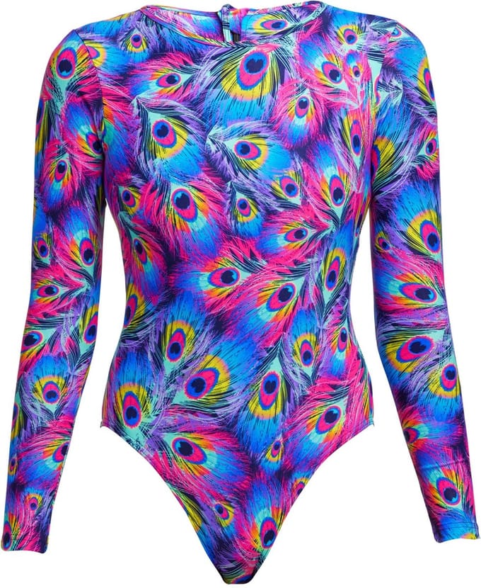 Peacock Paradise Long Shot One Piece - Dames | Funkita | Maat 36