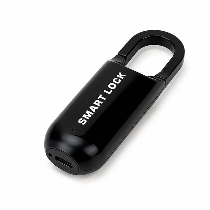 Smart Lock Mini Hangslot – Vingerafdrukslot – USB Oplaadbaar – Sleutelloos – Zwart
