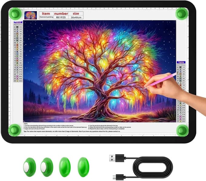 Lichtbak Tekenen - Tekentafel - Schetsen Overtekenen - A3 Formaat - 46cm Breed - Zwart