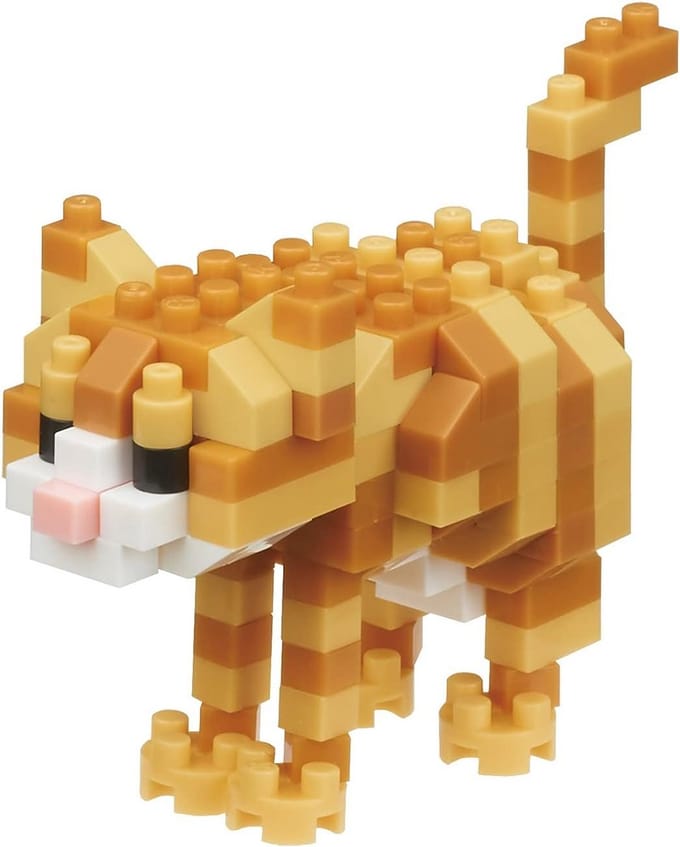 3D Kattenbouwset Tabby - Mini Blokken
