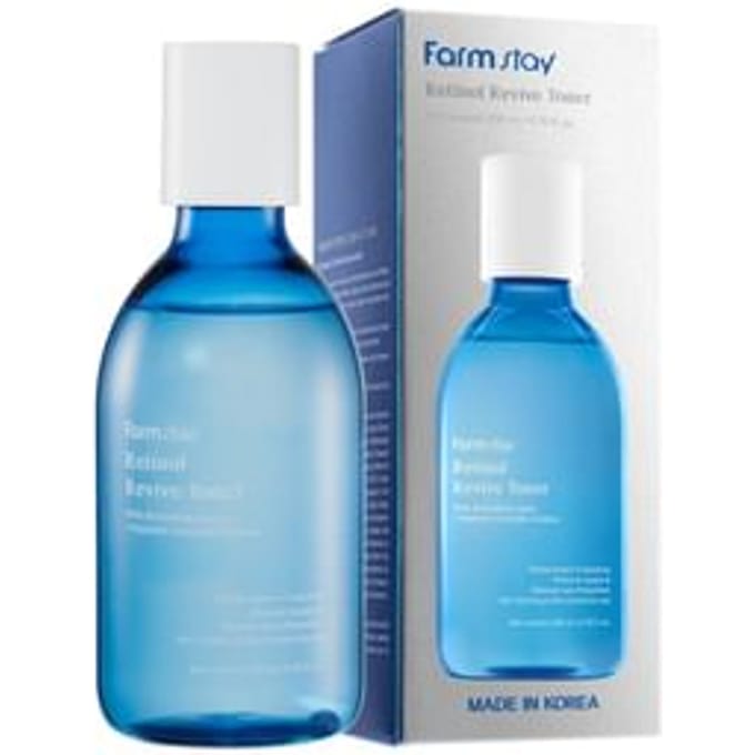 Farm Stay Retinol Revive Toner 200ml+RANDOM GIFT blue