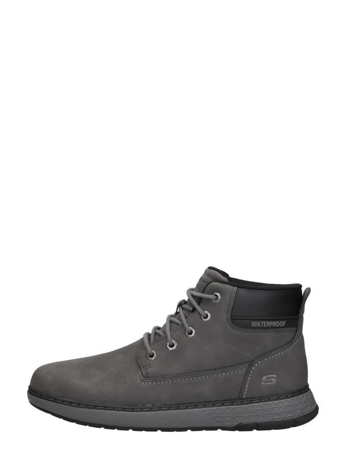Skechers GARLAN - DENO Heren Veterschoenen - Charcoal