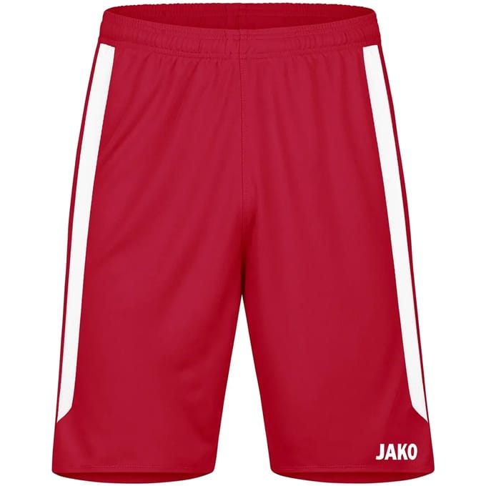 Jako Power Short Kinderen - Wit / Rood | Maat: 140