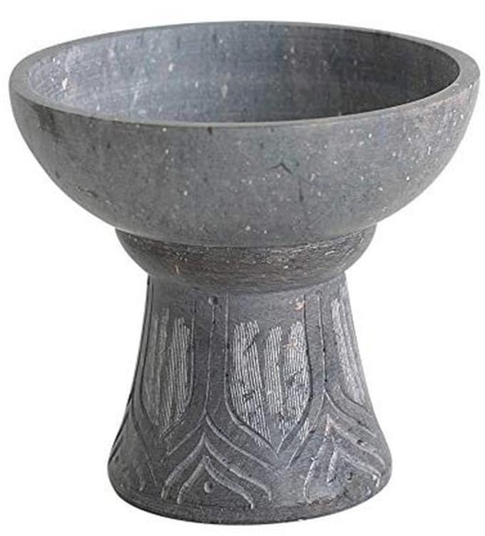 Rookmelk Rookvat Softstone 12 cm Hoogte en 12,5 cm Diameter