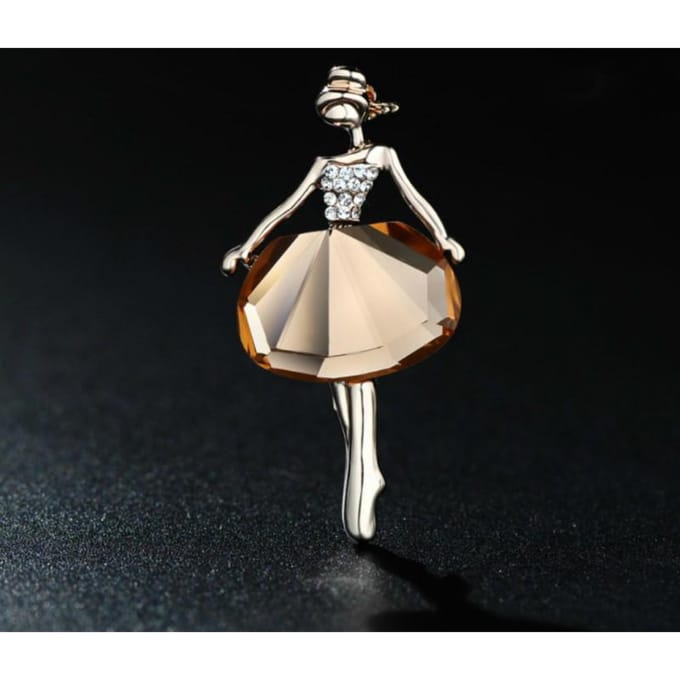 Klassieke Ballet Dans Broche, Elegante Dames Bal Sieraden Cadeau, Modieuze Meisjes Badge Accessoires