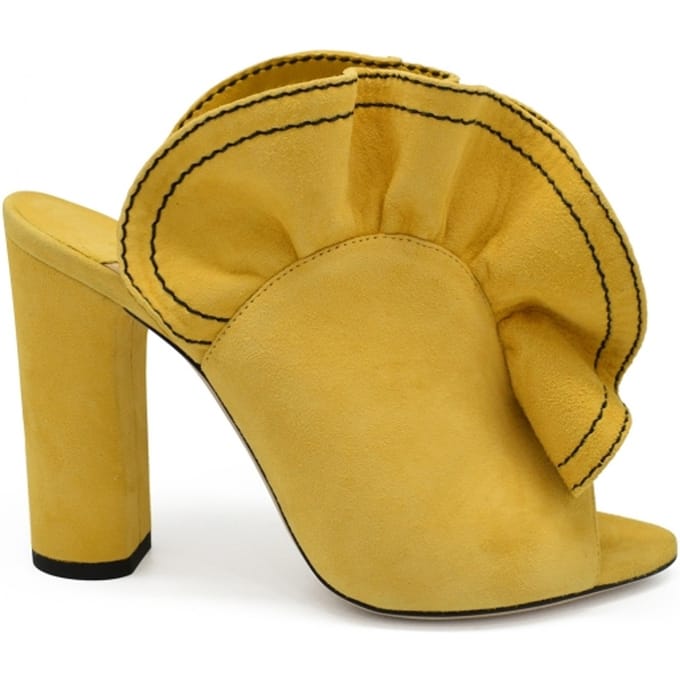 Jimmy Choo Haile 100 Muiltjes Geel