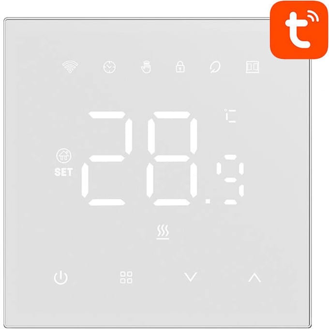 Avatto Slimme Thermostaat Voor Elektrische Verwarming Wifi 16A