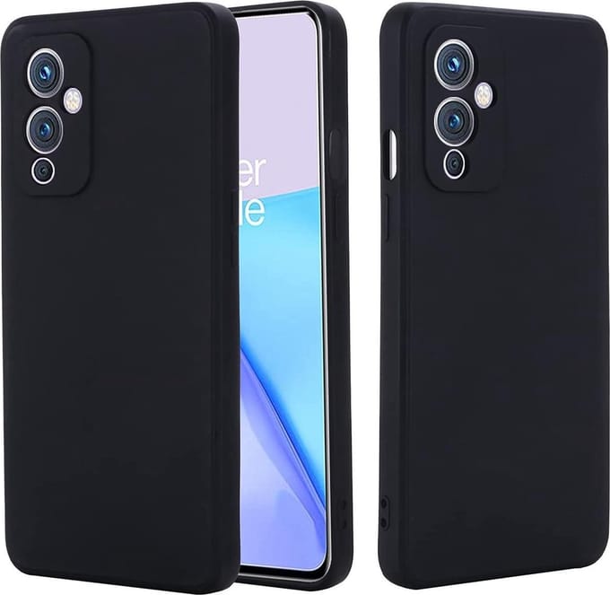 Silicone hoesje Geschikt voor: OnePlus 9 -  zwart
