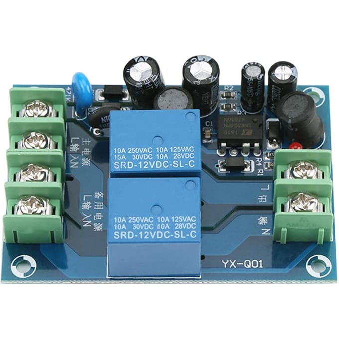 AC 85240V 110V 220V 230V 10A Automatische schakelcontrollermodule met dubbele voeding