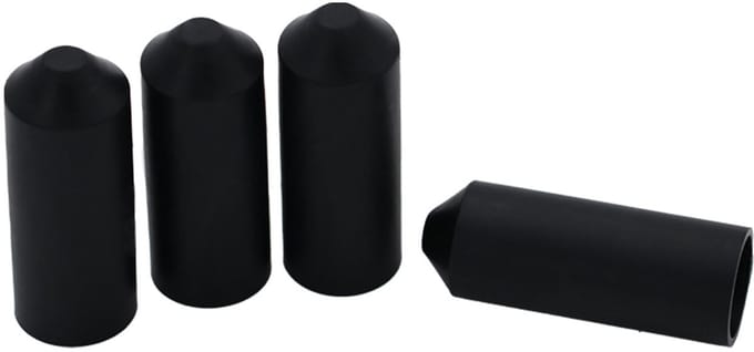 PRO-TIE® - Krimpkous Eindkap Einddop met Lijm 12-5 mm Zwart UV bestendig - PRO-TIE