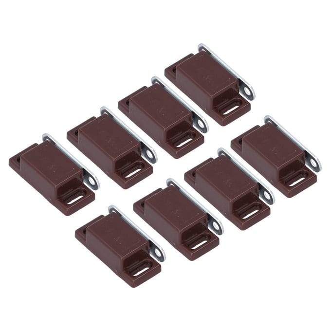 8 Set Roestvrij Staal Magnetische Deurvanger Kast Kledingkast Kastdeur Demper Buffer Meubels bruin