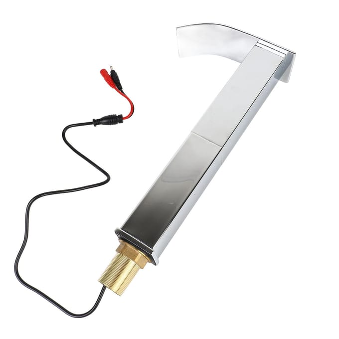 Waterval Automatische Infrarood Sensor Inductieve Contactloze Wastafelkraan G1/2 white