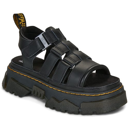 Dr. Martens Mattison 3 Strap Sandals, Vrouwen, Zwart, Sandalen, maat: 37