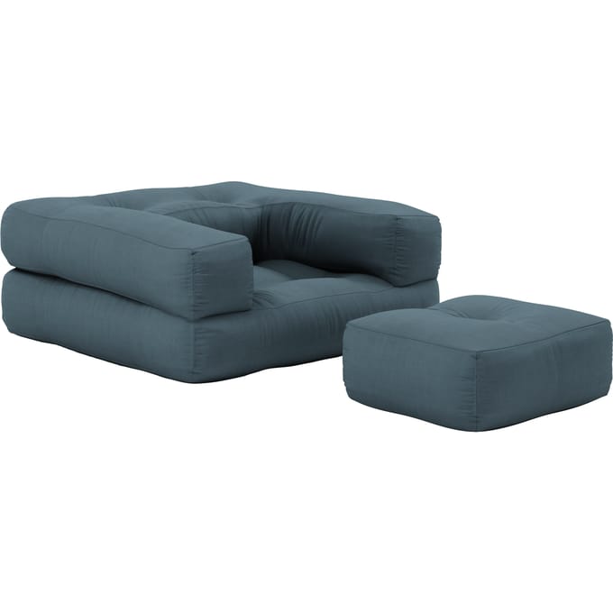 Karup Mini Cube stoel - 757 Petrol Blue