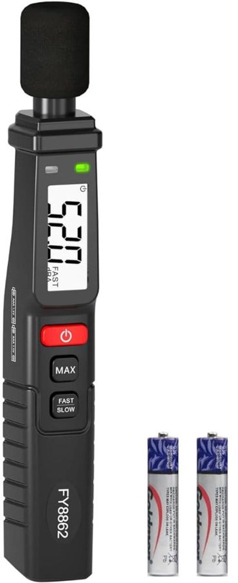Professionele Decibelmeter - DB Meter - Geluidsmeter - Zwart