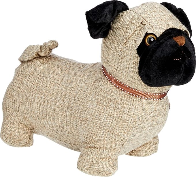 Fabric Door Stopper Dog - Approx. 1.4 kg - 28 x 21 cm