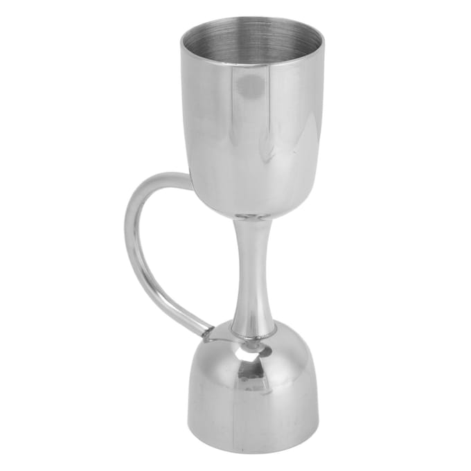 RVS Bar Maatbeker Jigger Wijn Cocktail Shaker Jigger Dubbelkoppige Drank Maatbeker L(for 6.5-9kg) gray