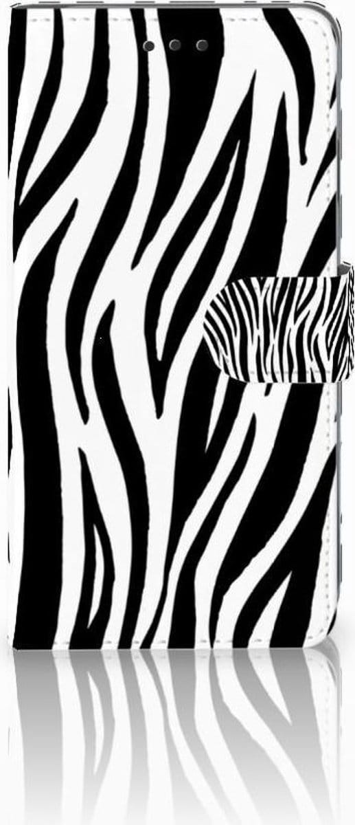 Apple iPhone Xs Max Telefoonhoesje met Pasjes Zebra