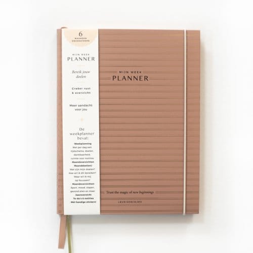 Mijn Week Planner - Leukigheidjes - Oudroze