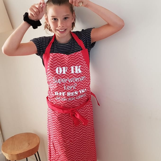 schort tekst afscheid school bedankt juf juffen kado| cadeau presentje superjuf bedanken  bedankje einde schooljaar corona juffendag