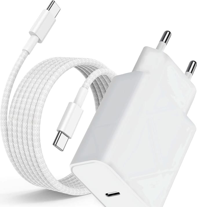 Usb C Oplader 65w + usb-C Kabel 3 meter - Usb C Laptop Oplader - Fast Charger - Snellader usb-C - GSM Oplader - Usb Adapter