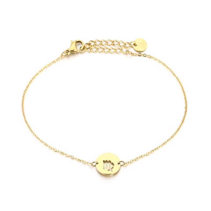Bijoutheek Armband Virgo - Maagd Goud