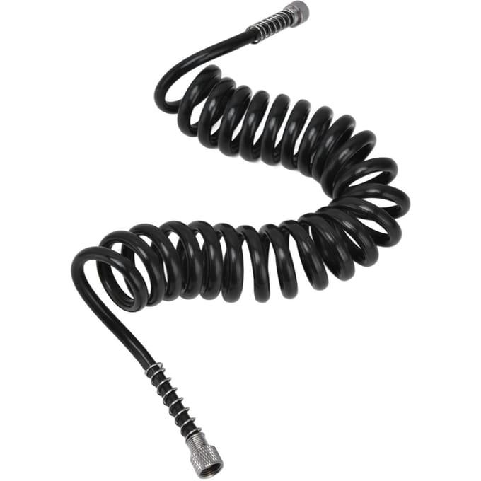 Luchtslang Polyurethaan Spiraal Luchtslang met G1/8 Binnendraad Koppelingen voor Verf Airbrush Accessoires wit