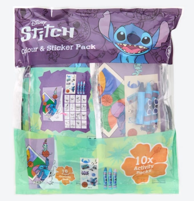Disney Stitch Kleur- en Stickerset Uitdeelcadeautjes